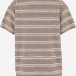 T-SHIRT IN LANA E CASHMERE CON MOTIVO A RIGHE 22848 952 THE.GARMENT 