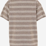 T-SHIRT IN LANA E CASHMERE CON MOTIVO A RIGHE 22848 952 THE.GARMENT 
