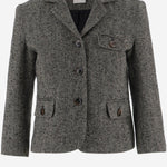 GIACCA SPIGATA IN MISTO LANA 22894 985 THE.GARMENT 