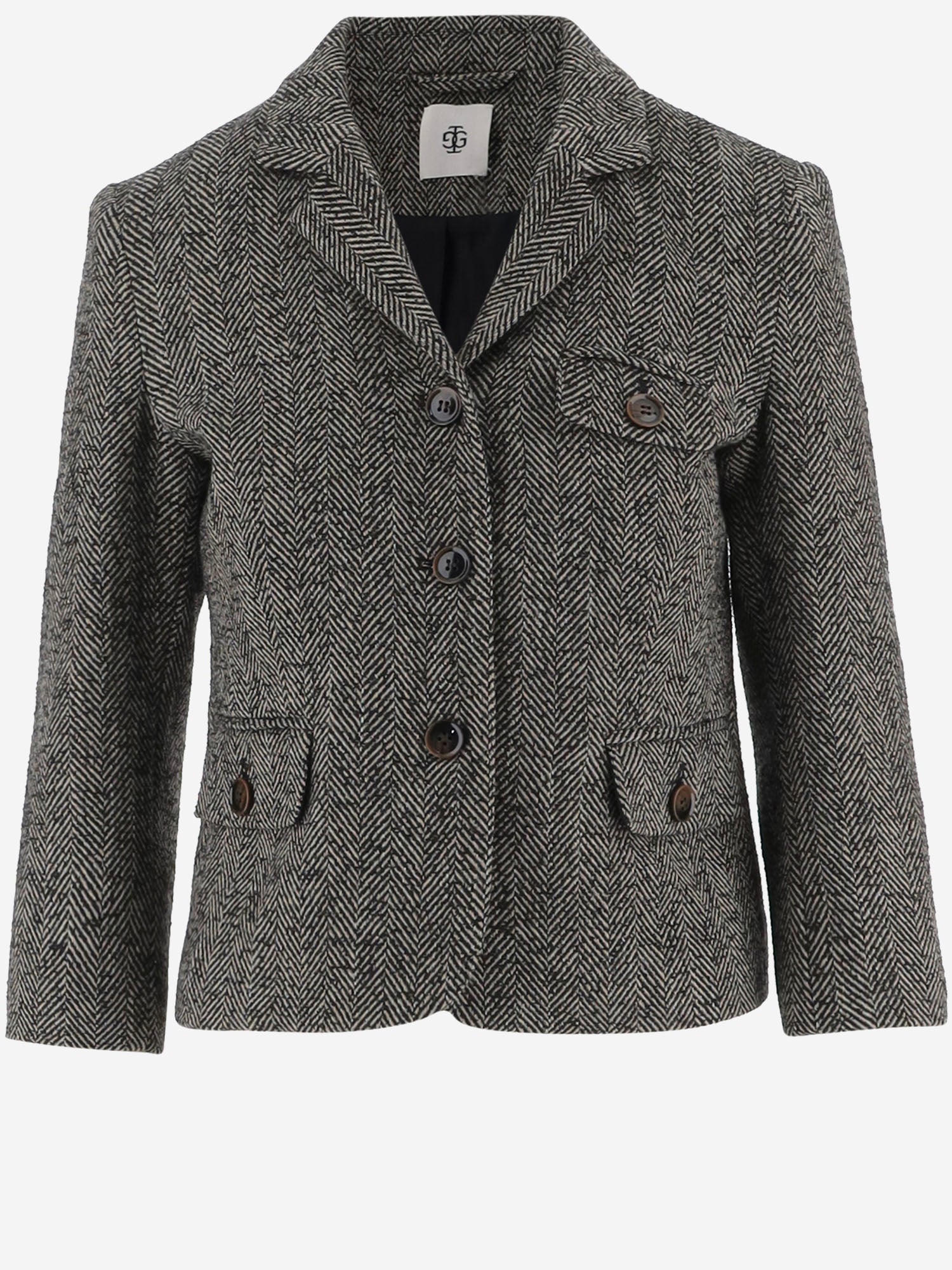GIACCA SPIGATA IN MISTO LANA 22894 985 THE.GARMENT 