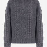 MAGLIONE REALIZZATO IN LANA E CASHMERE CON MOTIVO A TRECCE 22897 602 THE.GARMENT 