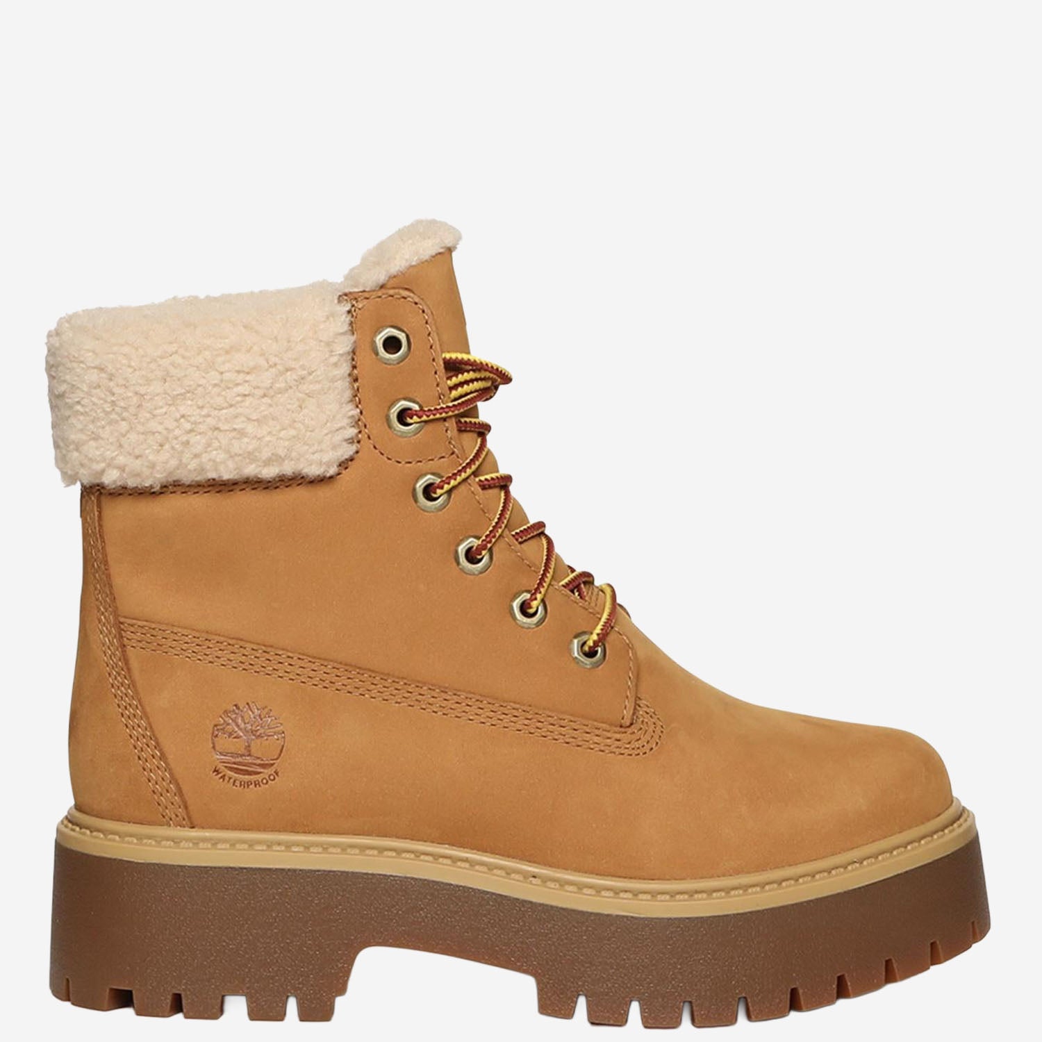 STIVALETTI STONE STREET IN PELLE CON LOGO TB0A2PU6 7541 TIMBERLAND 