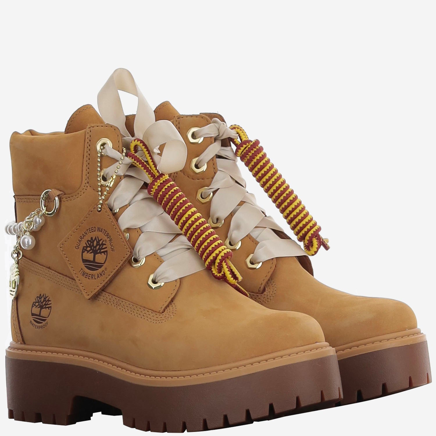 STIVALI STONE STREET IN PELLE CON DETTAGLIO CHARM TB0A5QQ8 04Y1 TIMBERLAND 