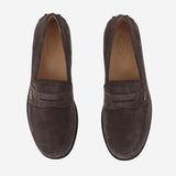 MOCASSINI IN SUEDE CON LOGO XXW19M0KK70 RE0S808 TODS 
