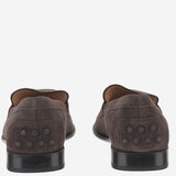 MOCASSINI IN SUEDE CON LOGO XXW19M0KK70 RE0S808 TODS 