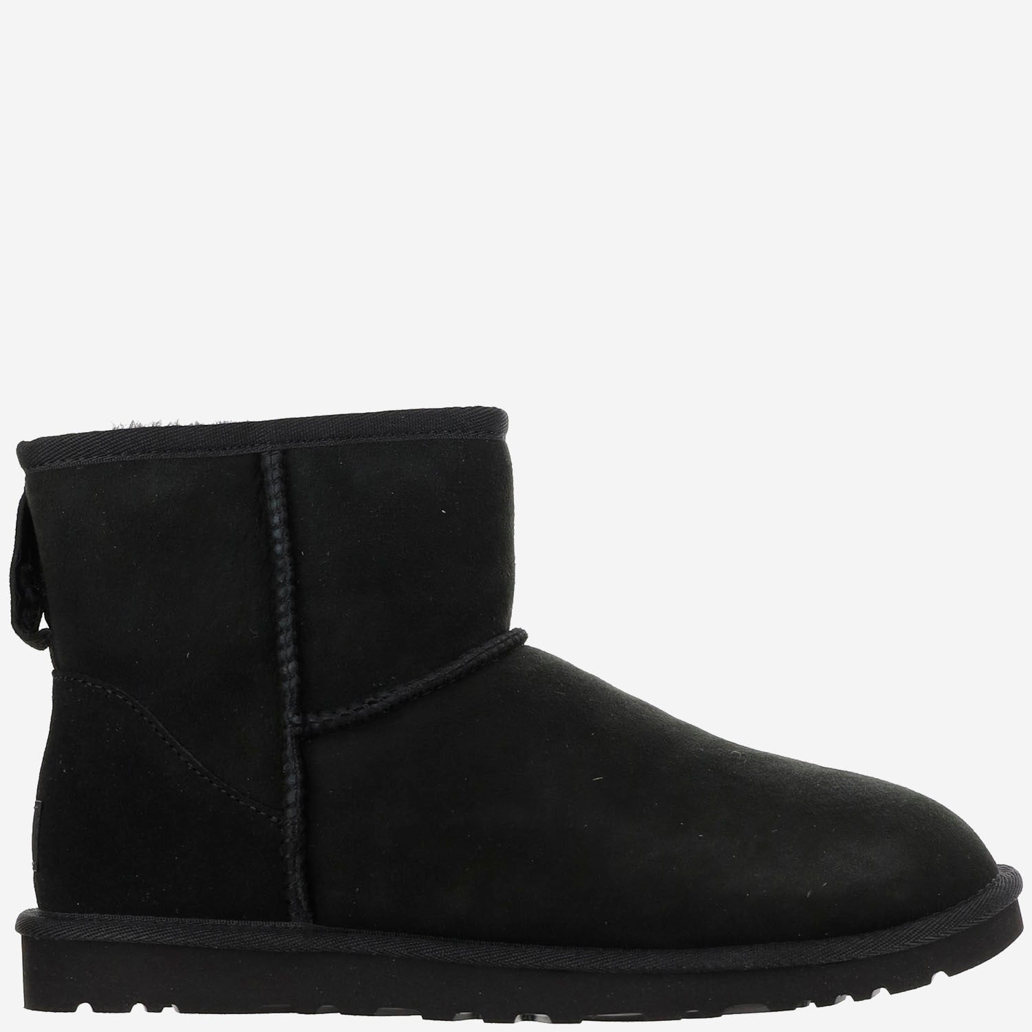 STIVALETTI CLASSIC MINI II IN PELLE SCAMOSCIATA 1002072 BLK UGG 
