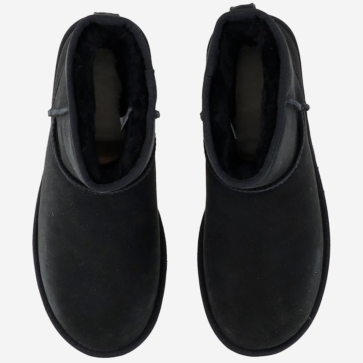 STIVALETTI CLASSIC MINI II IN PELLE SCAMOSCIATA 1002072 BLK UGG 