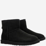 STIVALETTI CLASSIC MINI II IN PELLE SCAMOSCIATA 1002072 BLK UGG 