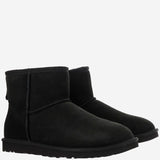 STIVALETTI CLASSIC MINI II IN PELLE SCAMOSCIATA 1002072 BLK UGG 