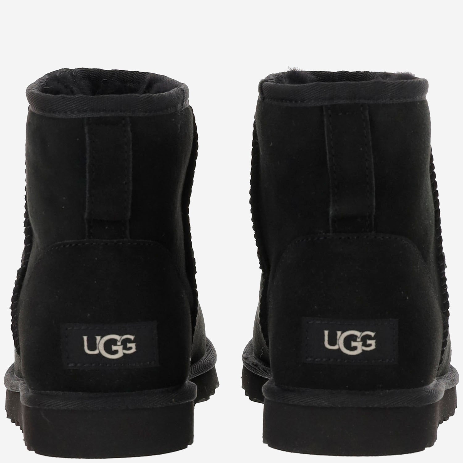 STIVALETTI CLASSIC MINI II IN PELLE SCAMOSCIATA 1002072 BLK UGG 