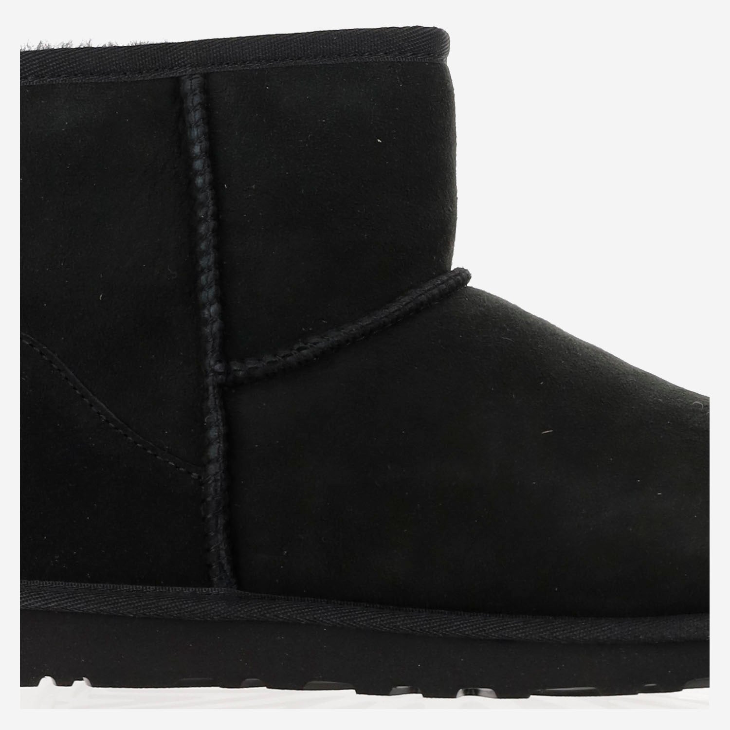 STIVALETTI CLASSIC MINI II IN PELLE SCAMOSCIATA 1002072 BLK UGG 