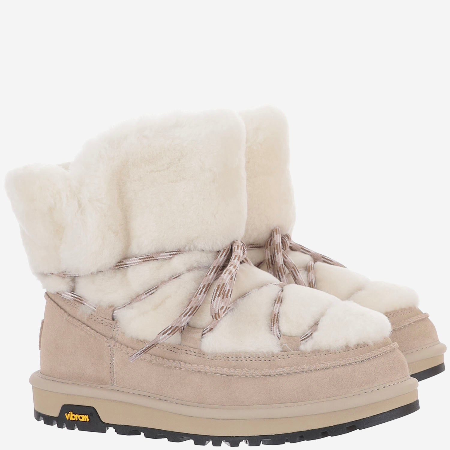 STIVALI IN PELLE SCAMOSCIATA E SHEARLING 1183490 MNL UGG 