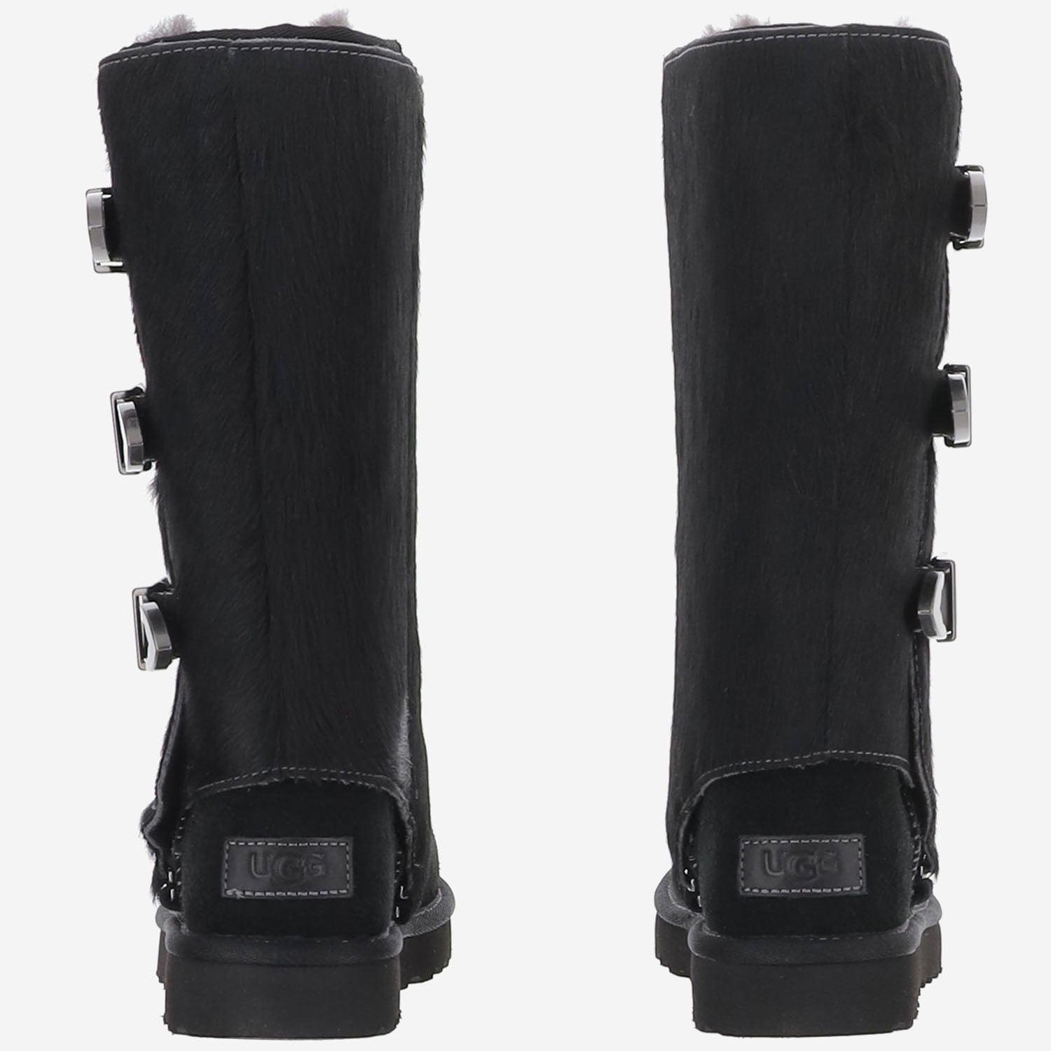 STIVALI WESTERN IN PELLE 1183491 BLK UGG 