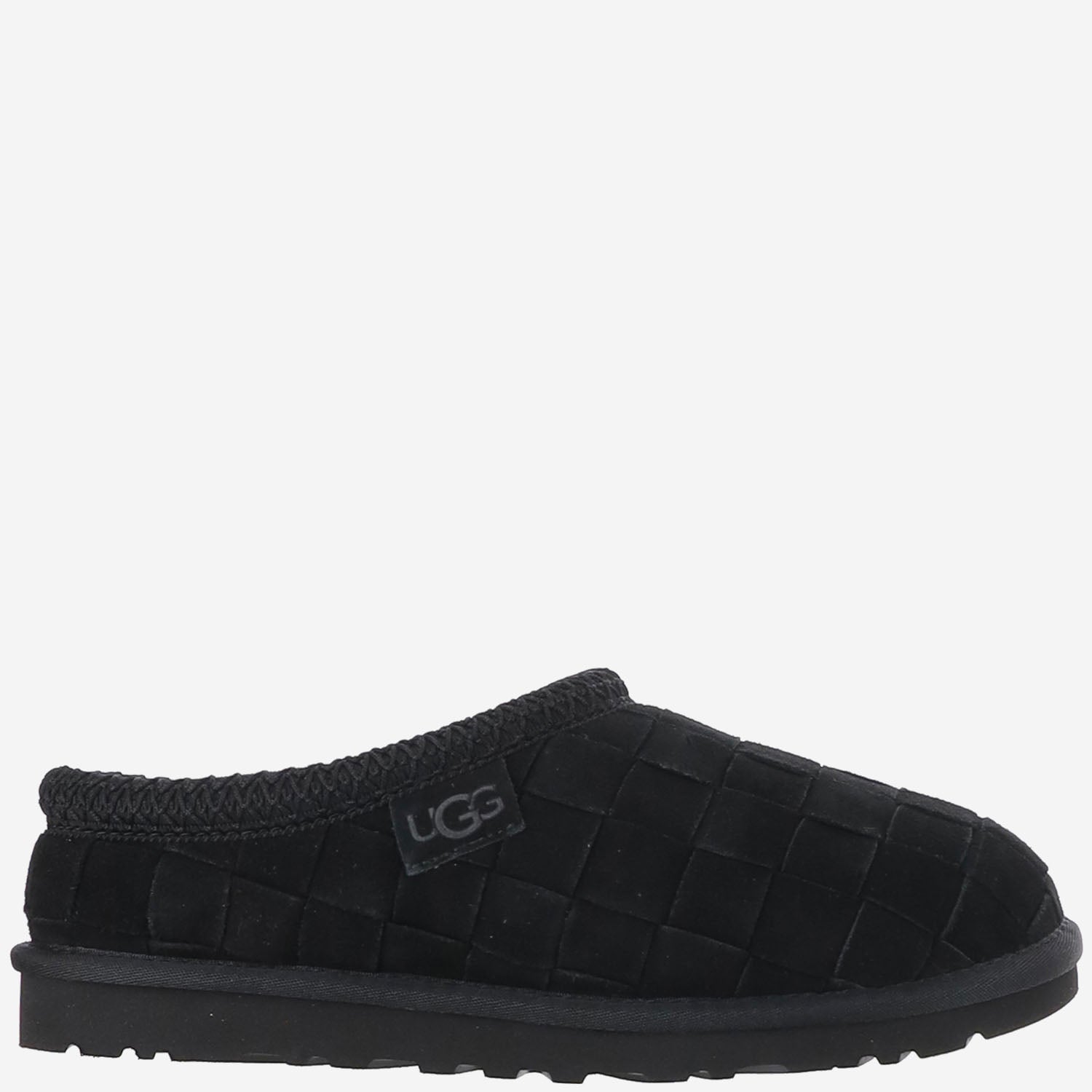MULES TASMAN WOVEN IN PELLE INTRECCIATA 1186330 BLK UGG 