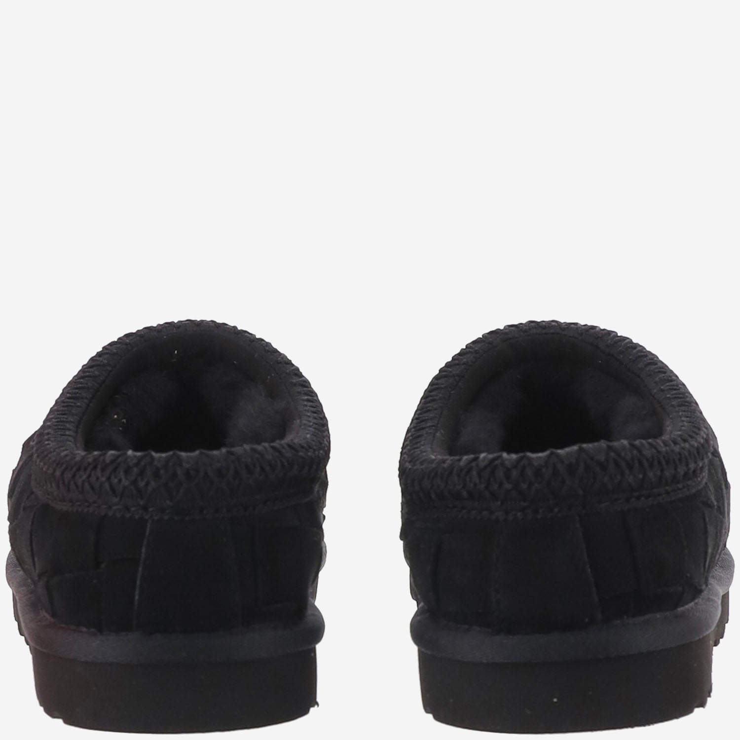 MULES TASMAN WOVEN IN PELLE INTRECCIATA 1186330 BLK UGG 
