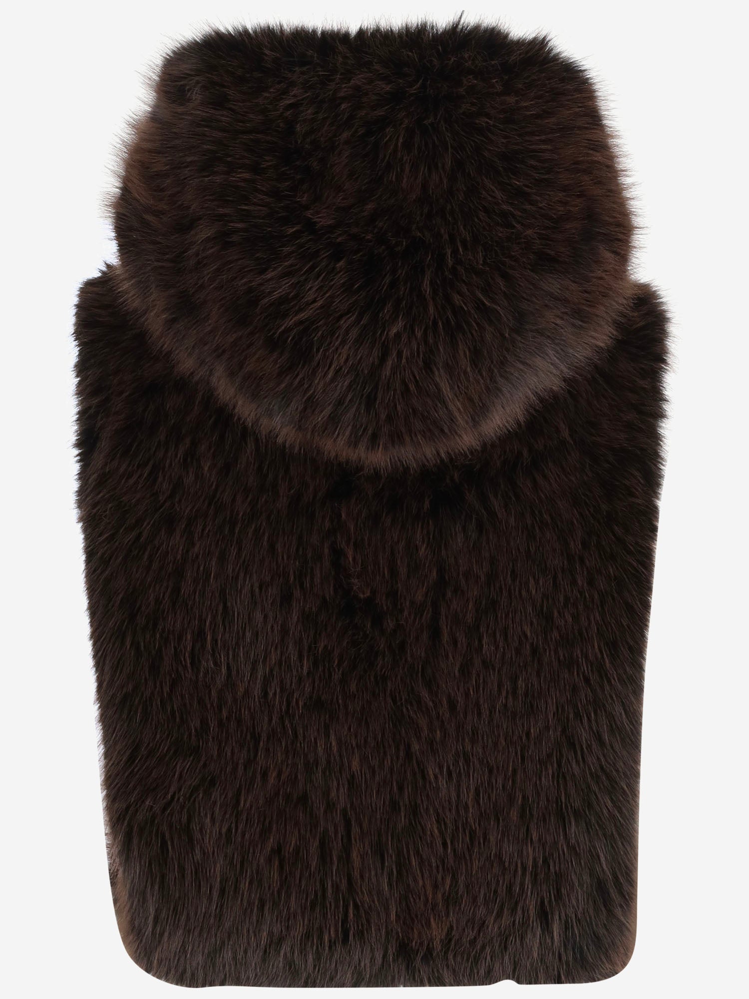 GILET IN PELLICCIA SINTETICA CON CAPPUCCIO TH110 FFX005 UNCOMMON 