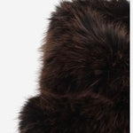GILET IN PELLICCIA SINTETICA CON CAPPUCCIO TH110 FFX005 UNCOMMON 