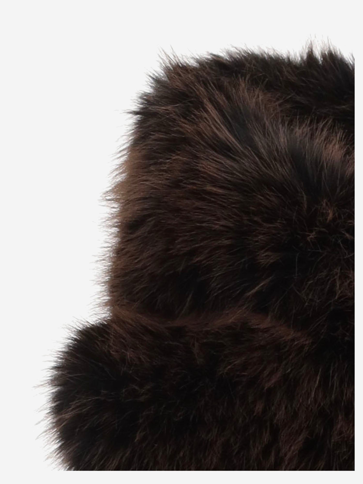 GILET IN PELLICCIA SINTETICA CON CAPPUCCIO TH110 FFX005 UNCOMMON 