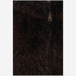 GILET IN PELLICCIA SINTETICA CON CAPPUCCIO WS17 FFX005 UNCOMMON 