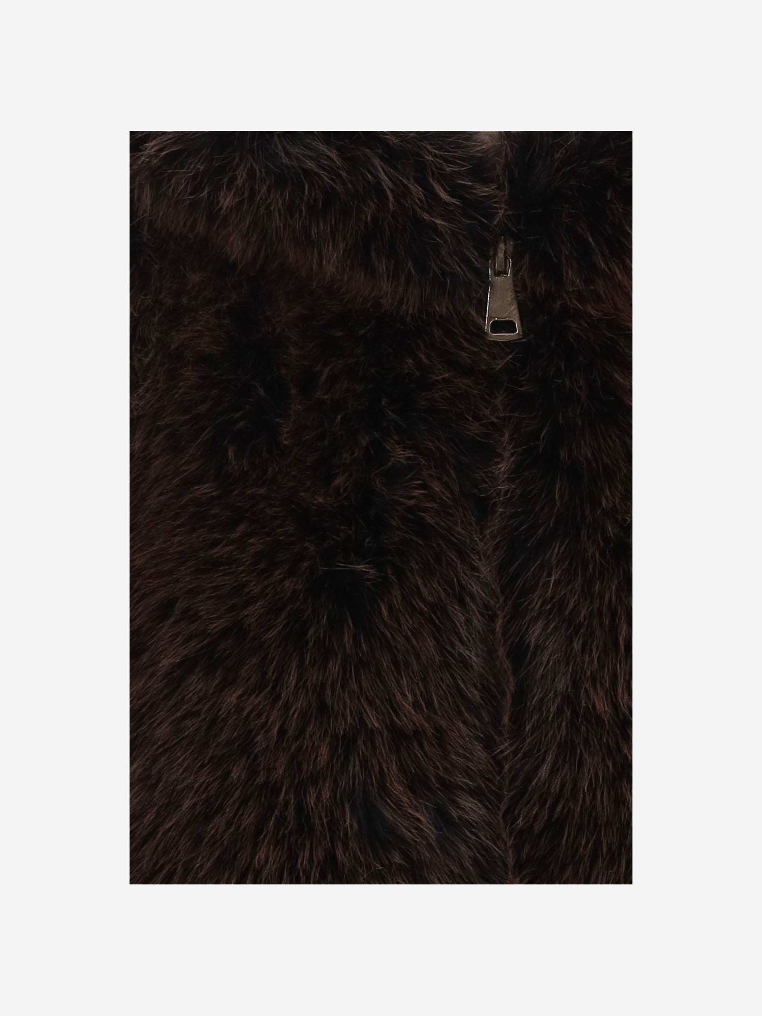 GILET IN PELLICCIA SINTETICA CON CAPPUCCIO WS17 FFX005 UNCOMMON 