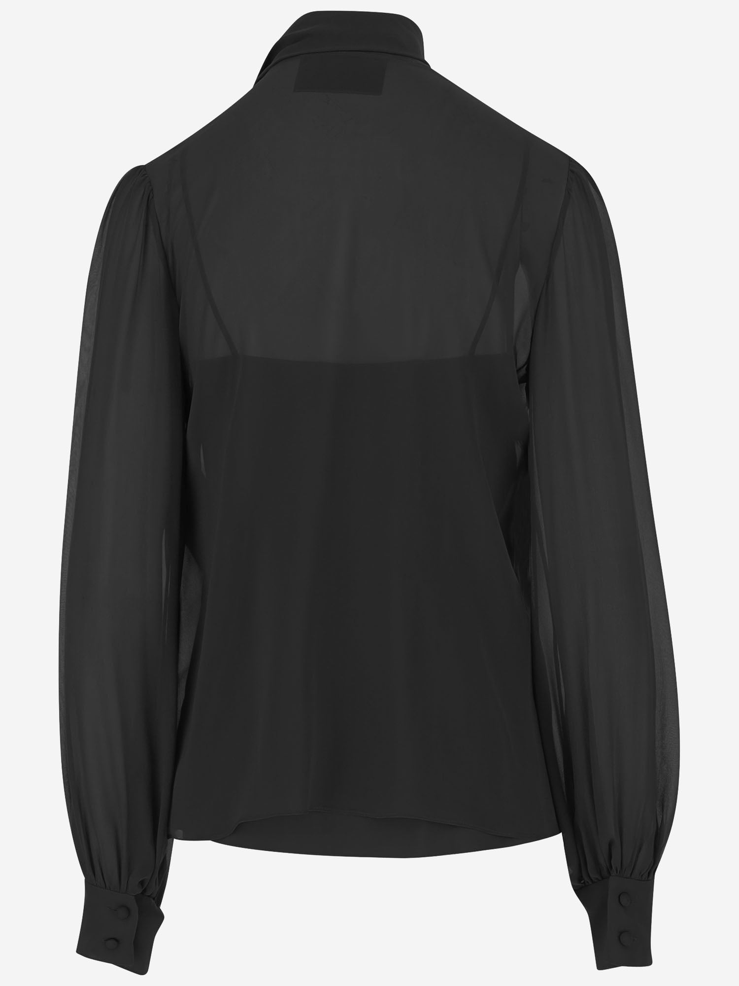 CAMICIA IN SETA CON FIOCCO 9B0AECJ5 93M0NO VALENTINO 