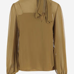 CAMICIA IN SETA CON FIOCCO 9B0AECJ5 93M2SP VALENTINO 