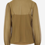 CAMICIA IN SETA CON FIOCCO 9B0AECJ5 93M2SP VALENTINO 