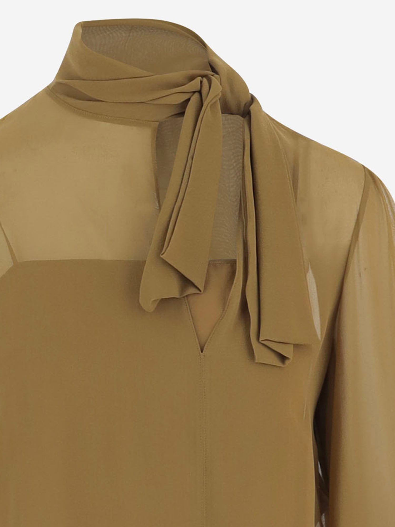 CAMICIA IN SETA CON FIOCCO 9B0AECJ5 93M2SP VALENTINO 