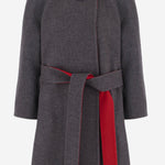 CAPPOTTO IN MISTO LANA E CASHMERE CON CINTURA 9B0CA8K3 AGV160 VALENTINO 