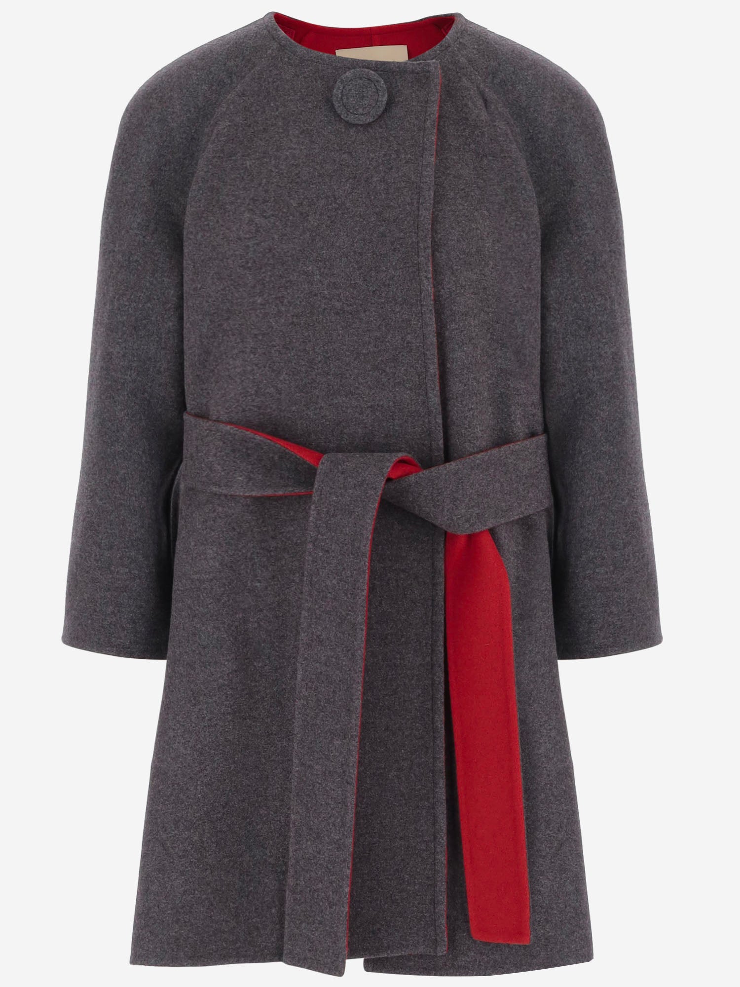 CAPPOTTO IN MISTO LANA E CASHMERE CON CINTURA 9B0CA8K3 AGV160 VALENTINO 