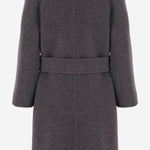 CAPPOTTO IN MISTO LANA E CASHMERE CON CINTURA 9B0CA8K3 AGV160 VALENTINO 