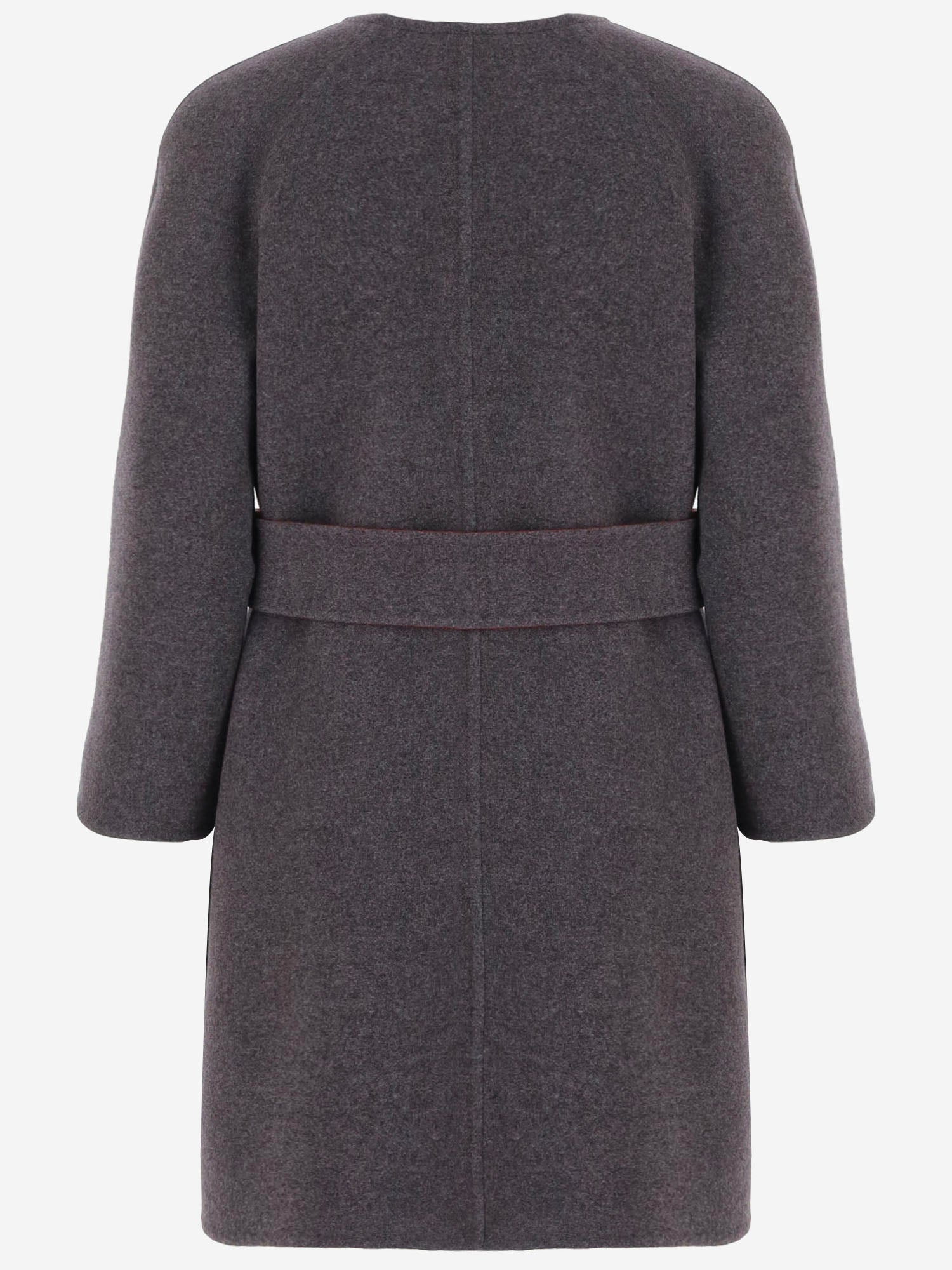 CAPPOTTO IN MISTO LANA E CASHMERE CON CINTURA 9B0CA8K3 AGV160 VALENTINO 