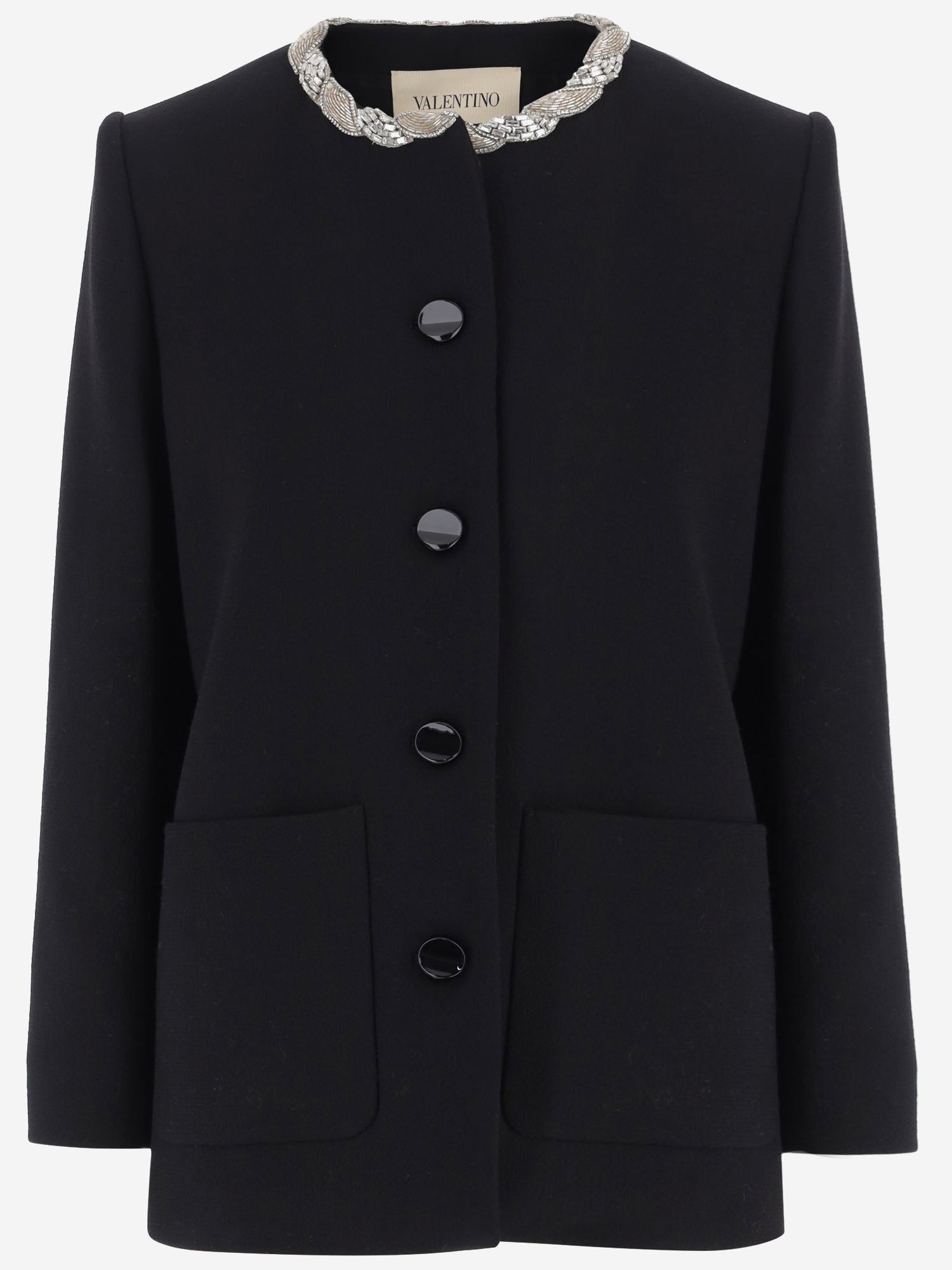 GIACCA IN LANA VERGINE 9B0CJ416 9Q00NO VALENTINO 