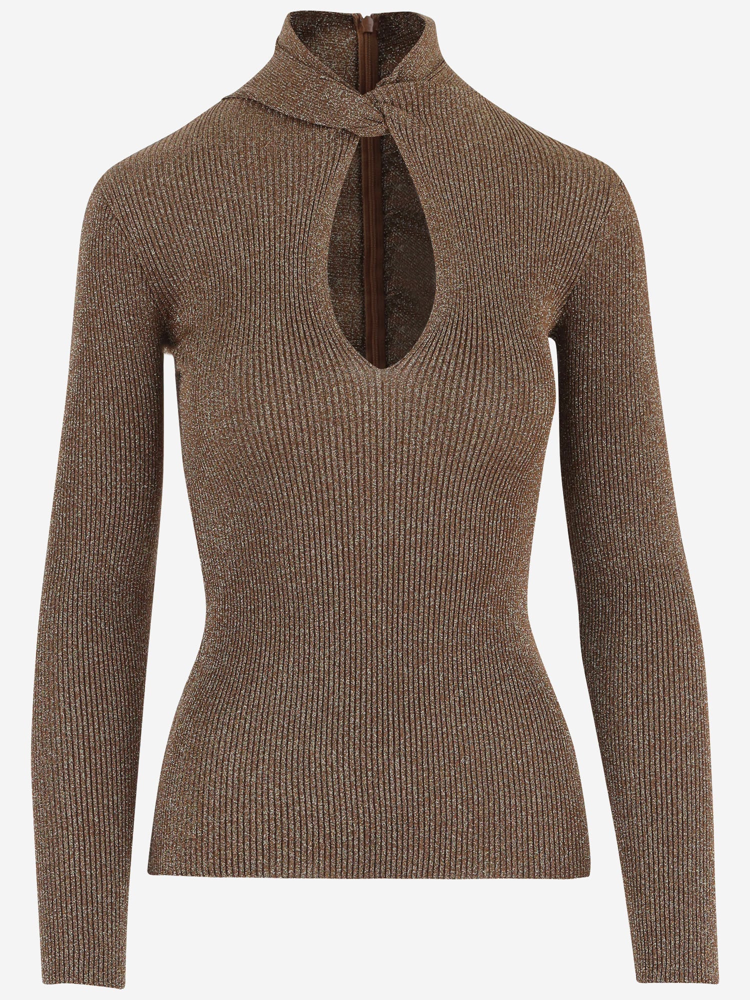 MAGLIA IN VISCOSA CON DETTAGLIO CUT-OUT 9B0KC76N AGWDQW VALENTINO 