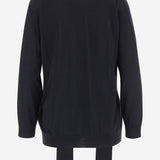 MAGLIA IN LANA CON SCOLLO A V E LACCETTI FRONTALI 9B0KC77G AJH0NO VALENTINO 