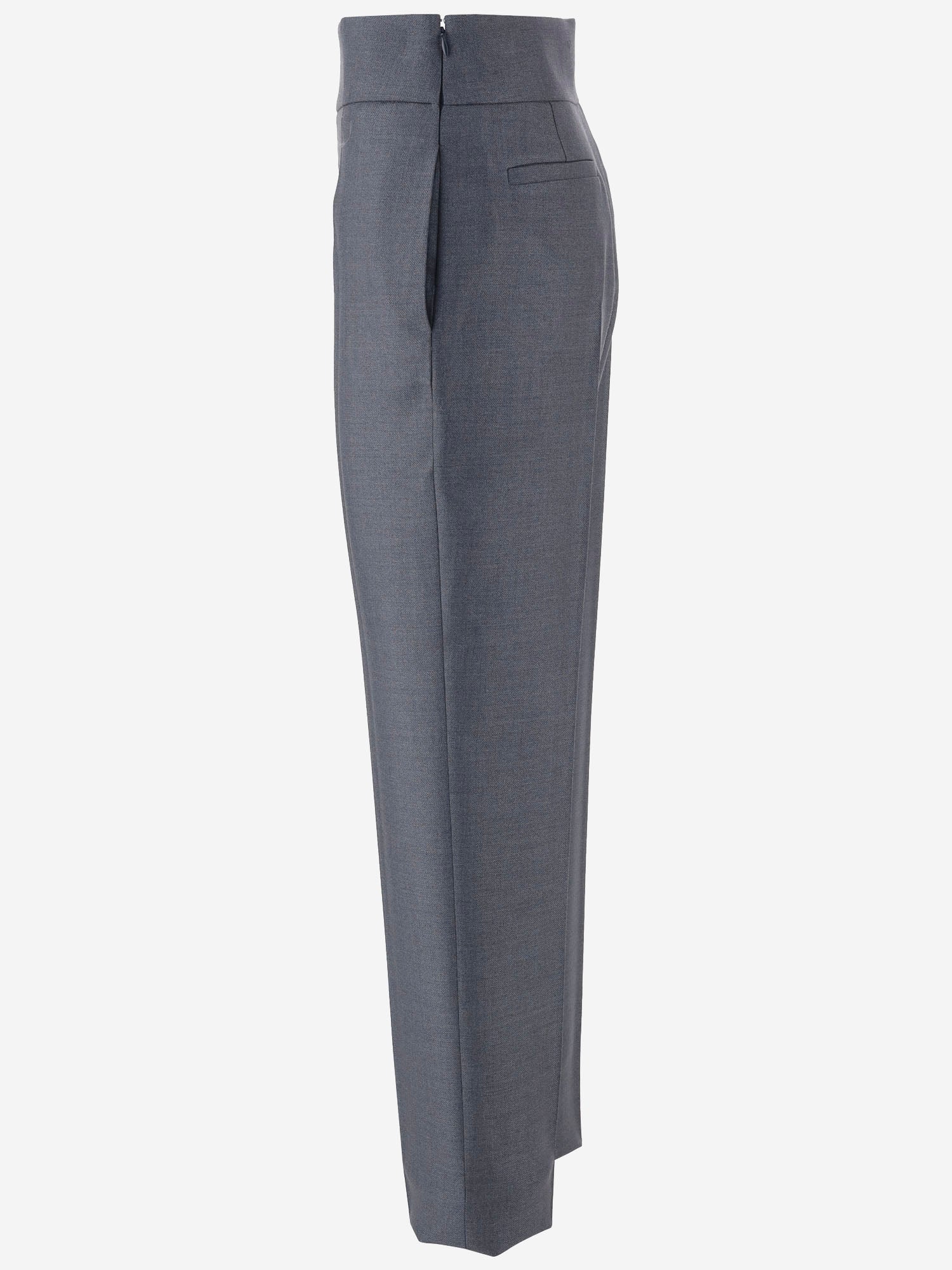 PANTALONI IN LANA E SETA 9B0RB7D7 AGP1N5 VALENTINO 