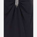 ABITO IN VISCOSA CON APPLICAZIONE GIOIELLO E ARRICCIATURA 9B0VAM55 9VQNUD VALENTINO 