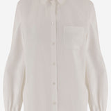 CAMICIA IN COTONE CON DETTAGLIO FIOCCHI 9B3AB8J5 5A6001 VALENTINO 