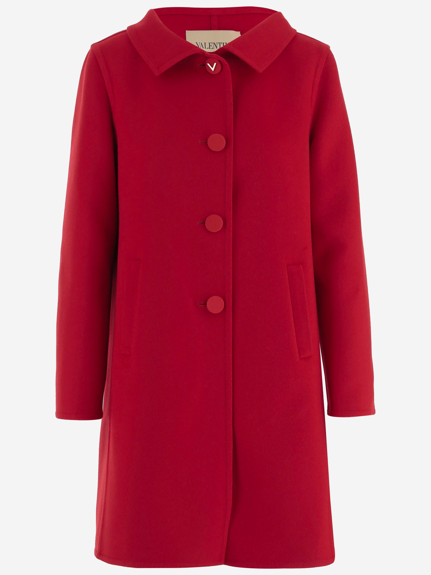CAPPOTTO IN LANA E CASHMERE 9B3CA8D5 6JAR9M VALENTINO 
