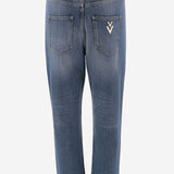 JEANS IN DENIM DI COTONE 9B3DD22N ACH558 VALENTINO 