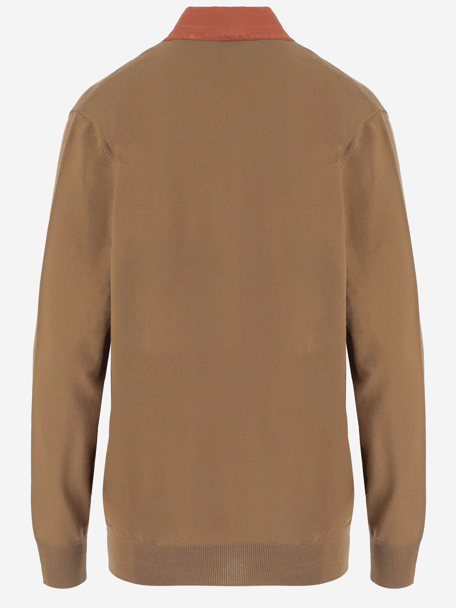 MAGLIA IN LANA CON DETTAGLIO A CONTRASTO 9B3KC74F AAE954 VALENTINO 