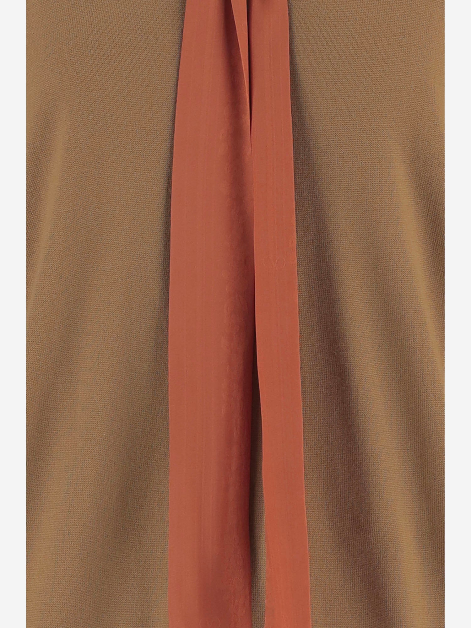 MAGLIA IN LANA CON DETTAGLIO A CONTRASTO 9B3KC74F AAE954 VALENTINO 