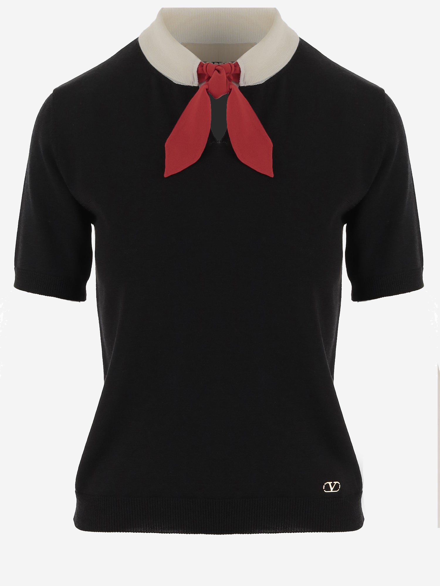 TOP IN MISTO LANA 9B3KC75I AF50NA VALENTINO 