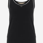 CANOTTA IN COTONE CON LOGO 9B3MC02Q AA50NI VALENTINO 