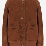 GIUBBOTTO IN PELLE CON TASCHE AMPIE 9B3NB06Z A9LK29 VALENTINO 