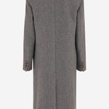 CAPPOTTO MONOPETTO IN LANA VERGINE 9V3CAL05 B8HA01 VALENTINO 