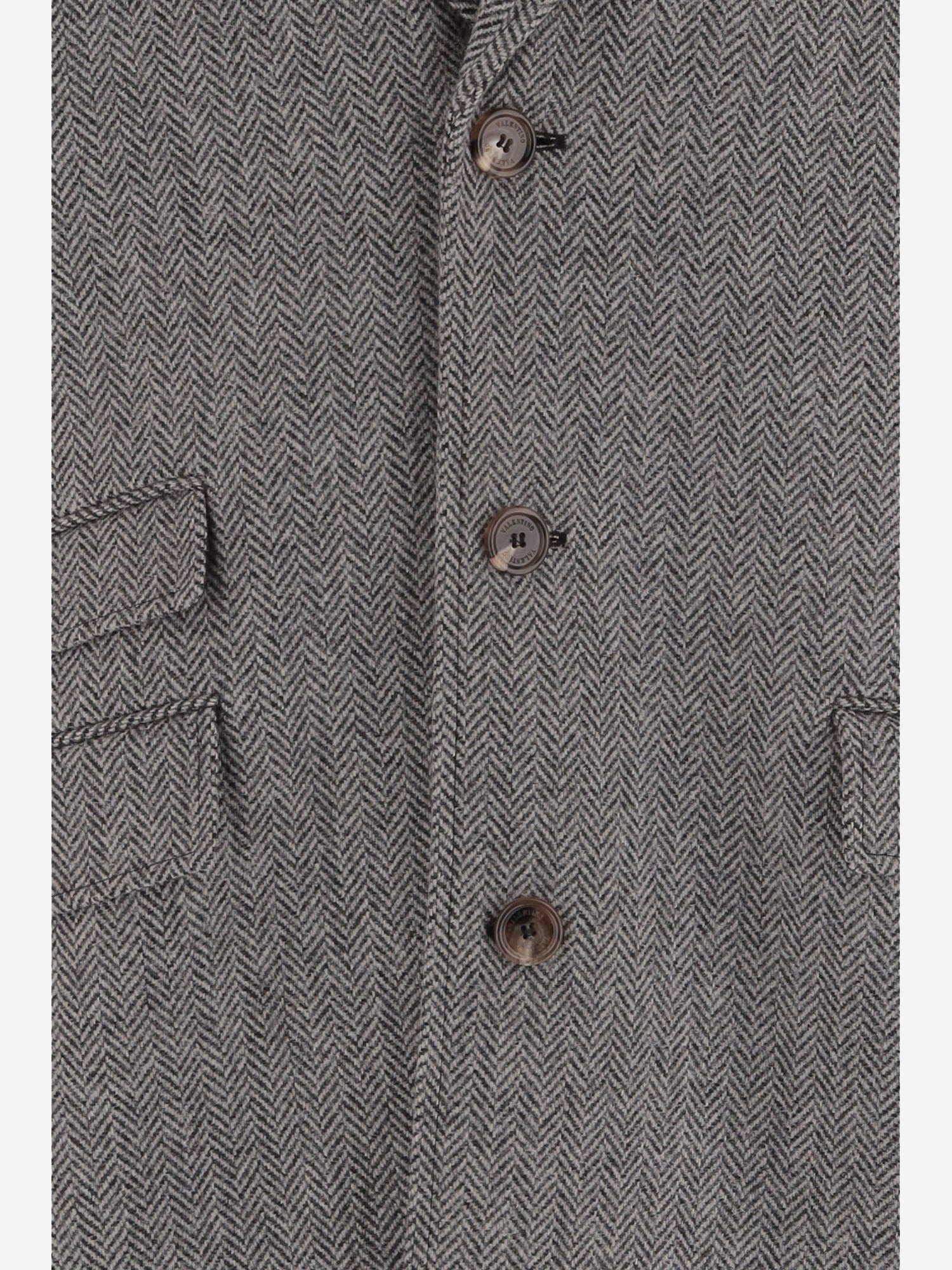 CAPPOTTO MONOPETTO IN LANA VERGINE 9V3CAL05 B8HA01 VALENTINO 
