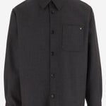 GIUBBOTTO IN MISTO LANA CON LOGO 9V3CIO01 AWAZ2G VALENTINO 