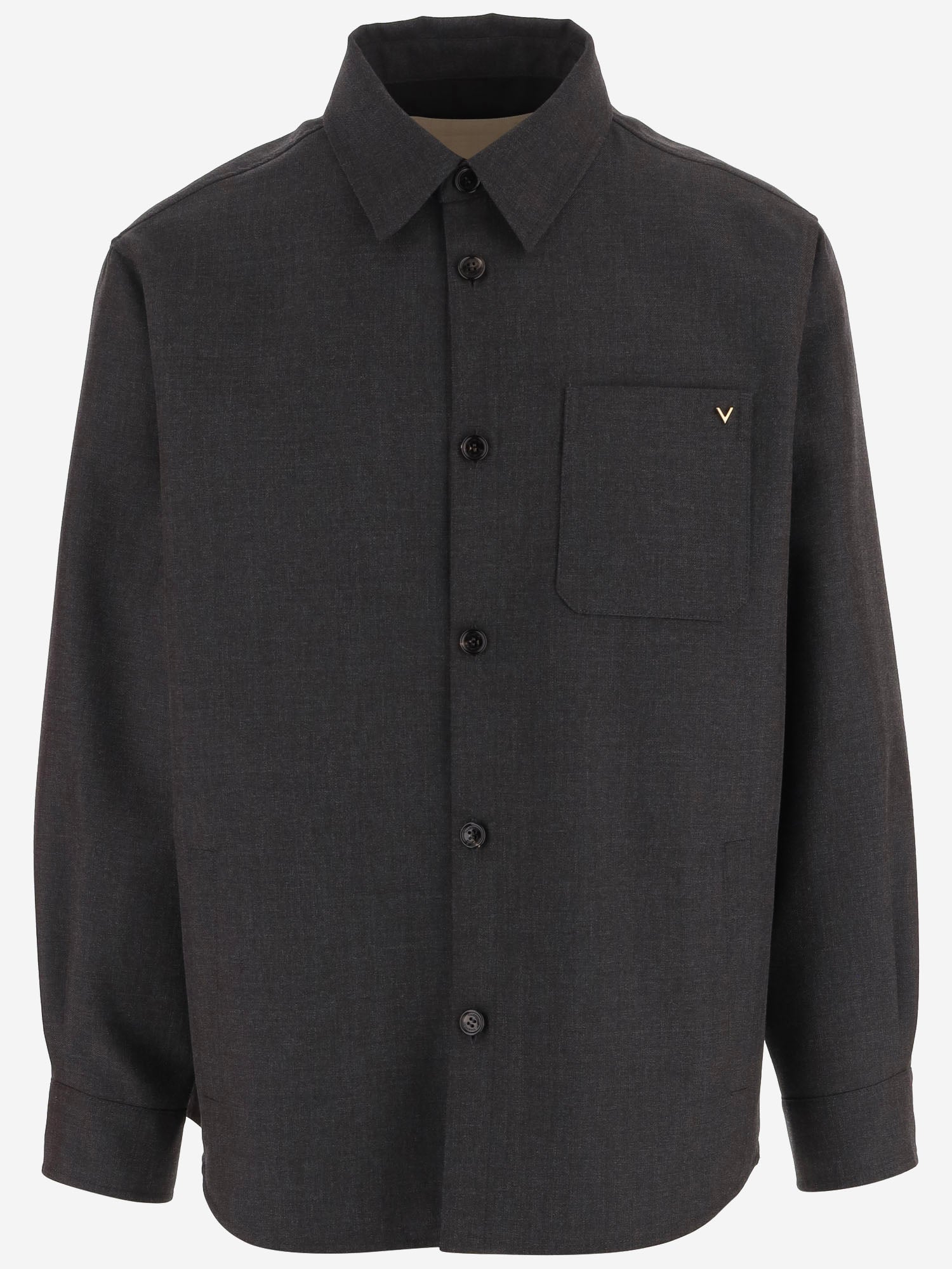 GIUBBOTTO IN MISTO LANA CON LOGO 9V3CIO01 AWAZ2G VALENTINO 