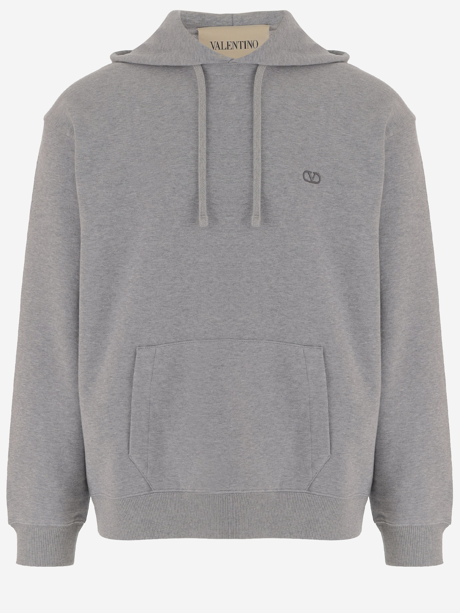 FELPA IN COTONE CON LOGO 9V3MF30K BMN080 VALENTINO 